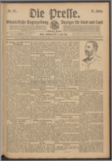Die Presse 1910, Jg. 28, Nr. 131 Zweites Blatt, Drittes Blatt