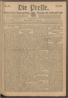 Die Presse 1910, Jg. 28, Nr. 134 Zweites Blatt, Drittes Blatt