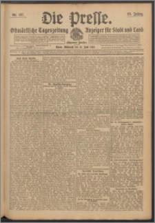 Die Presse 1910, Jg. 28, Nr. 137 Zweites Blatt, Drittes Blatt