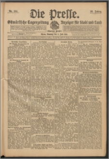 Die Presse 1910, Jg. 28, Nr. 154 Zweites Blatt, Drittes Blatt