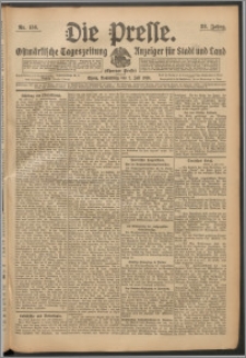 Die Presse 1910, Jg. 28, Nr. 156 Zweites Blatt, Drittes Blatt