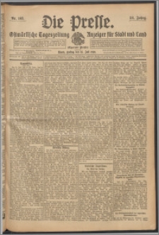 Die Presse 1910, Jg. 28, Nr. 163 Zweites Blatt, Drittes Blatt