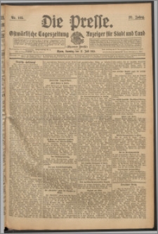 Die Presse 1910, Jg. 28, Nr. 165 Zweites Blatt, Drittes Blatt