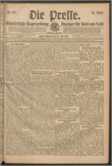 Die Presse 1910, Jg. 28, Nr. 167 Zweites Blatt, Drittes Blatt