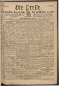 Die Presse 1910, Jg. 28, Nr. 168 Zweites Blatt, Drittes Blatt