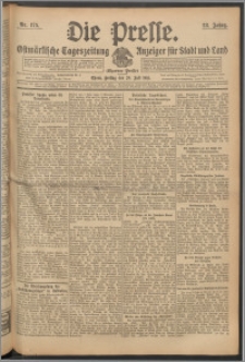 Die Presse 1910, Jg. 28, Nr. 175 Zweites Blatt, Drittes Blatt