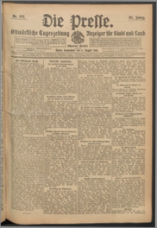 Die Presse 1910, Jg. 28, Nr. 182 Zweites Blatt, Drittes Blatt