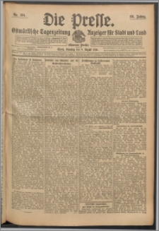 Die Presse 1910, Jg. 28, Nr. 184 Zweites Blatt, Drittes Blatt
