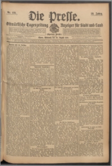 Die Presse 1910, Jg. 28, Nr. 185 Zweites Blatt, Drittes Blatt