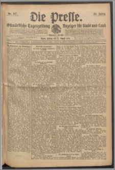 Die Presse 1910, Jg. 28, Nr. 187 Zweites Blatt, Drittes Blatt