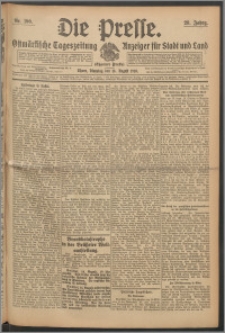 Die Presse 1910, Jg. 28, Nr. 190 Zweites Blatt, Drittes Blatt