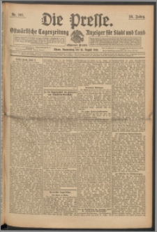 Die Presse 1910, Jg. 28, Nr. 192 Zweites Blatt, Drittes Blatt