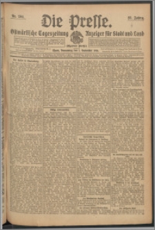 Die Presse 1910, Jg. 28, Nr. 204 Zweites Blatt, Drittes Blatt