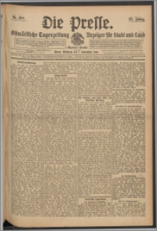 Die Presse 1910, Jg. 28, Nr. 209 Zweites Blatt, Drittes Blatt