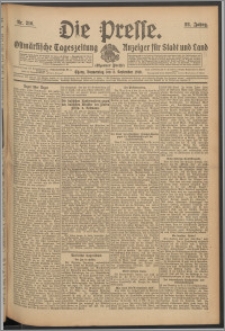 Die Presse 1910, Jg. 28, Nr. 210 Zweites Blatt, Drittes Blatt