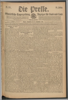 Die Presse 1910, Jg. 28, Nr. 212 Zweites Blatt, Drittes Blatt