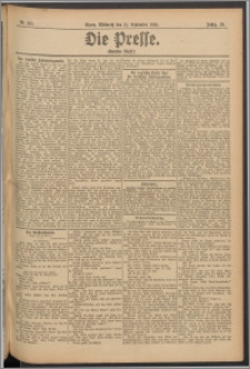 Die Presse 1910, Jg. 28, Nr. 215 Zweites Blatt, Drittes Blatt