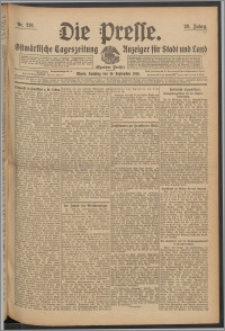Die Presse 1910, Jg. 28, Nr. 219 Zweites Blatt, Drittes Blatt, Viertes Blatt
