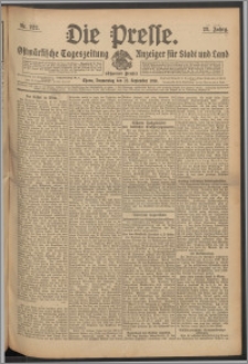 Die Presse 1910, Jg. 28, Nr. 222 Zweites Blatt, Drittes Blatt
