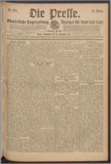 Die Presse 1910, Jg. 28, Nr. 224 Zweites Blatt, Drittes Blatt