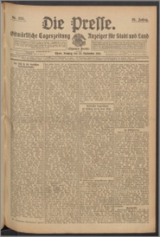Die Presse 1910, Jg. 28, Nr. 225 Zweites Blatt, Drittes Blatt, Viertes Blatt