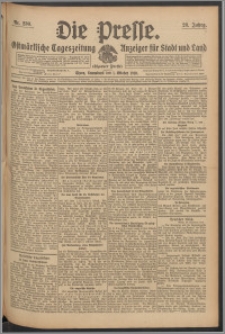 Die Presse 1910, Jg. 28, Nr. 230 Zweites Blatt, Drittes Blatt, Viertes Blatt
