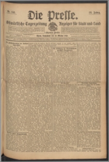 Die Presse 1910, Jg. 28, Nr. 242 Zweites Blatt, Drittes Blatt