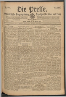 Die Presse 1910, Jg. 28, Nr. 243 Zweites Blatt, Drittes Blatt, Viertes Blatt