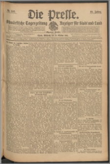 Die Presse 1910, Jg. 28, Nr. 245 Zweites Blatt, Drittes Blatt