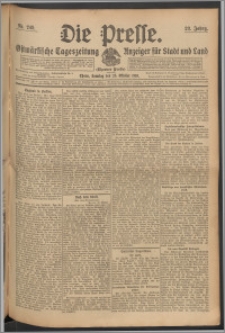 Die Presse 1910, Jg. 28, Nr. 249 Zweites Blatt, Drittes Blatt, Viertes Blatt
