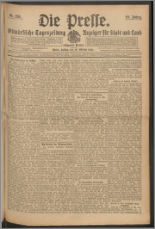 Die Presse 1910, Jg. 28, Nr. 253 Zweites Blatt, Drittes Blatt