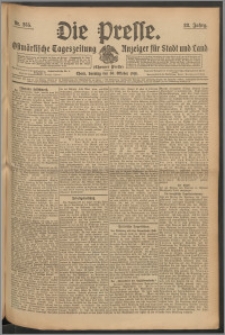 Die Presse 1910, Jg. 28, Nr. 255 Zweites Blatt, Drittes Blatt, Viertes Blatt, Fünftes Blatt