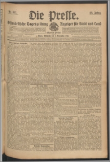 Die Presse 1910, Jg. 28, Nr. 257 Zweites Blatt, Drittes Blatt