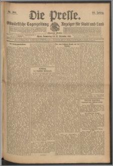 Die Presse 1910, Jg. 28, Nr. 264 Zweites Blatt, Drittes Blatt