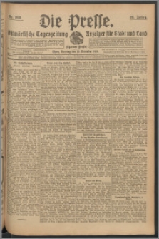 Die Presse 1910, Jg. 28, Nr. 268 Zweites Blatt, Drittes Blatt, Viertes Blatt