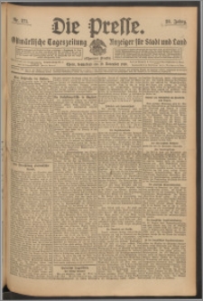 Die Presse 1910, Jg. 28, Nr. 271 Zweites Blatt, Drittes Blatt