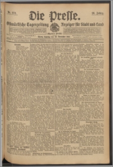 Die Presse 1910, Jg. 28, Nr. 272 Zweites Blatt, Drittes Blatt, Viertes Blatt, Fünftes Blatt