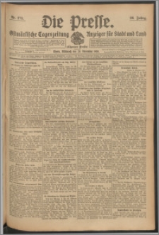 Die Presse 1910, Jg. 28, Nr. 274 Zweites Blatt, Drittes Blatt