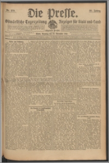 Die Presse 1910, Jg. 28, Nr. 279 Zweites Blatt, Drittes Blatt
