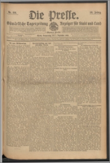 Die Presse 1910, Jg. 28, Nr. 281 Zweites Blatt, Drittes Blatt