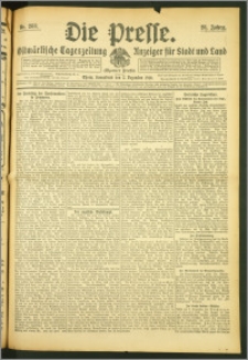 Die Presse 1910, Jg. 28, Nr. 283 Zweites Blatt, Drittes Blatt