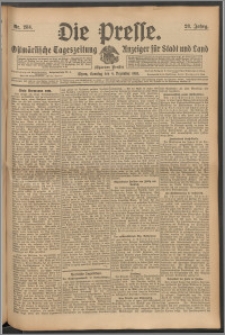 Die Presse 1910, Jg. 28, Nr. 284 Zweites Blatt, Drittes Blatt, Viertes Blatt, Fünftes Blatt, Sechstes Blatt