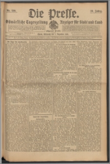 Die Presse 1910, Jg. 28, Nr. 286 Zweites Blatt, Drittes Blatt