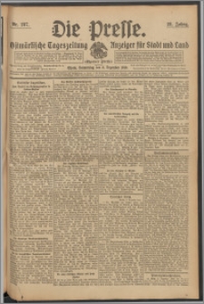 Die Presse 1910, Jg. 28, Nr. 287 Zweites Blatt, Drittes Blatt