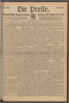 Die Presse 1910, Jg. 28, Nr. 289 Zweites Blatt, Drittes Blatt
