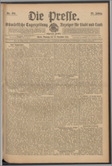 Die Presse 1910, Jg. 28, Nr. 291 Zweites Blatt, Drittes Blatt, Viertes Blatt