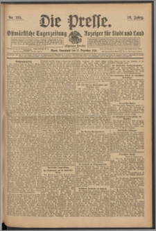 Die Presse 1910, Jg. 28, Nr. 295 Zweites Blatt, Drittes Blatt