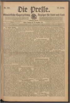 Die Presse 1910, Jg. 28, Nr. 296 Zweites Blatt, Drittes Blatt, Viertes Blatt, Fünftes Blatt, Sechstes Blatt, Siebentes Blatt