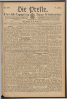 Die Presse 1910, Jg. 28, Nr. 297 Zweites Blatt, Drittes Blatt, Viertes Blatt