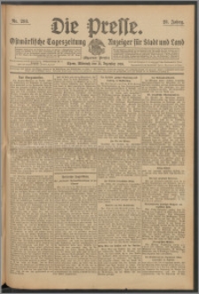 Die Presse 1910, Jg. 28, Nr. 298 Zweites Blatt, Drittes Blatt